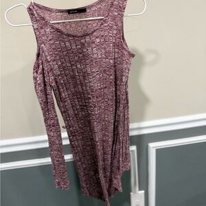 Love Culture Burgundy Long Sleeve Top